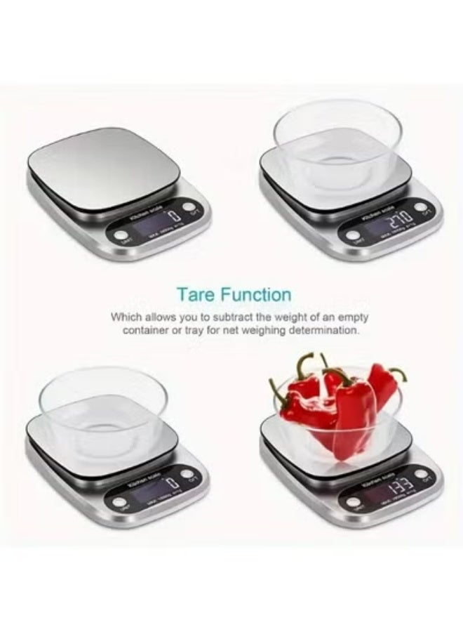 TaimAs Digital Kitchen Scale 10kg Capacity – High Precision 1g Electronic Food Weighing Scale - Image 4